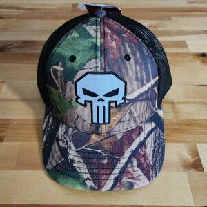 Punisher Marvel Cap Hat Camo Snapback Adjustable Adult NWT